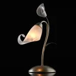 Настольная лампа декоративная MW-Light Восторг 19 242037301 Цвет плафонов белый Цвет арматуры латунь от ImperiumLoft
