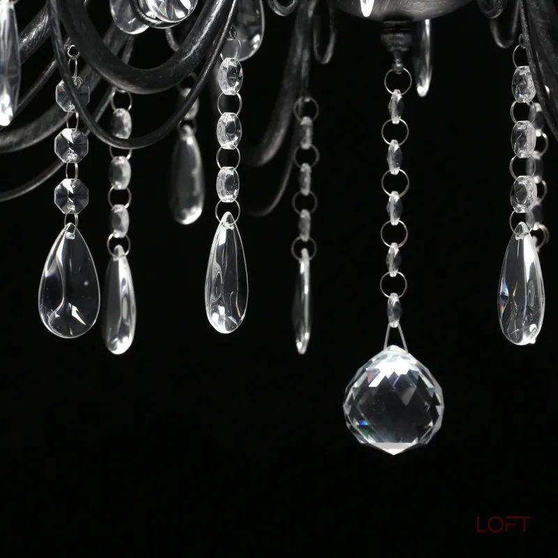 Подвесная люстра DeMarkt City Аврора 16 371015205 