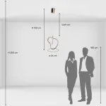 Подвесной светильник DeMarkt Аурих 108011001 от ImperiumLoft