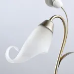 Настольная лампа декоративная MW-Light Восторг 19 242037301 Цвет плафонов белый Цвет арматуры латунь от ImperiumLoft