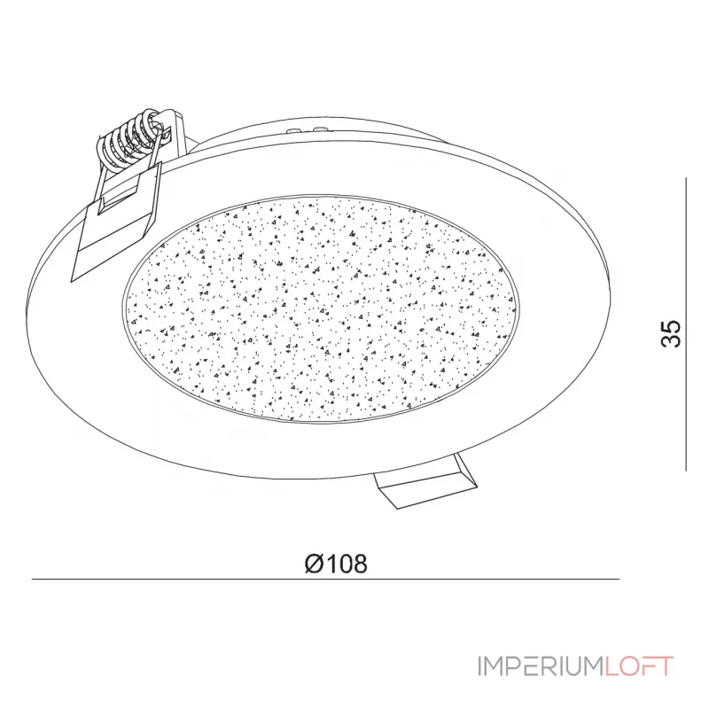 Встраиваемый светильник DeMarkt Стаут 702012201 от ImperiumLoft Встраиваемый светильник DeMarkt Стаут 702012201 от ImperiumLoft