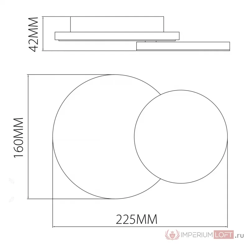 Бра De Markt Круз 637028102 от ImperiumLoft