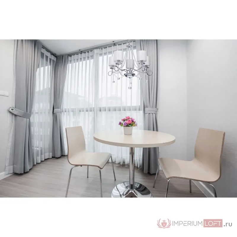 Подвесная люстра MW-Light Федерика 83 684010105 Цвет арматуры хром Цвет плафонов белый от ImperiumLoft