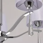 Подвесная люстра MW-Light Прато 2 101011105 Цвет арматуры хром Цвет плафонов белый от ImperiumLoft