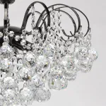 Люстра на штанге MW-Light Жемчуг 1 232016306 Цвет арматуры хром Цвет плафонов прозрачный от ImperiumLoft