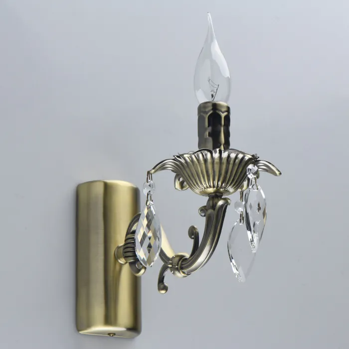 Бра MW-Light Аврора 19 371026201 Цвет плафонов прозрачный Цвет арматуры бронза от ImperiumLoft