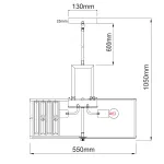 Люстра на штанге MW-Light Монарх 121010305
