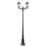 Фонарный столб MW-Light Фабур 804040602 Цвет арматуры золото Цвет плафонов прозрачный от ImperiumLoft