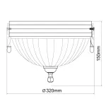 Потолочная люстра MW-Light Афродита 317011202