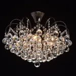 Люстра на штанге MW-Light Жемчуг 1 232016306 Цвет арматуры хром Цвет плафонов прозрачный от ImperiumLoft