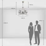 Люстра подвесная MW-Light Моника 372013405 от ImperiumLoft