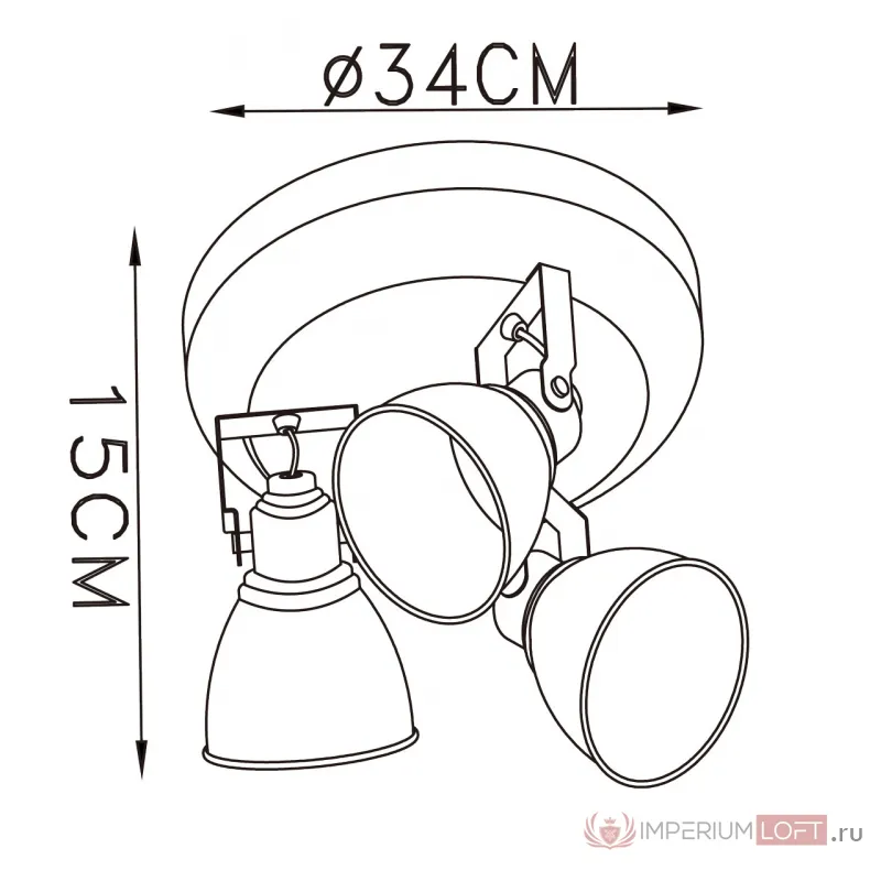 Спот MW-Light Ринген 547020403 Цвет арматуры золото Цвет плафонов золото от ImperiumLoft