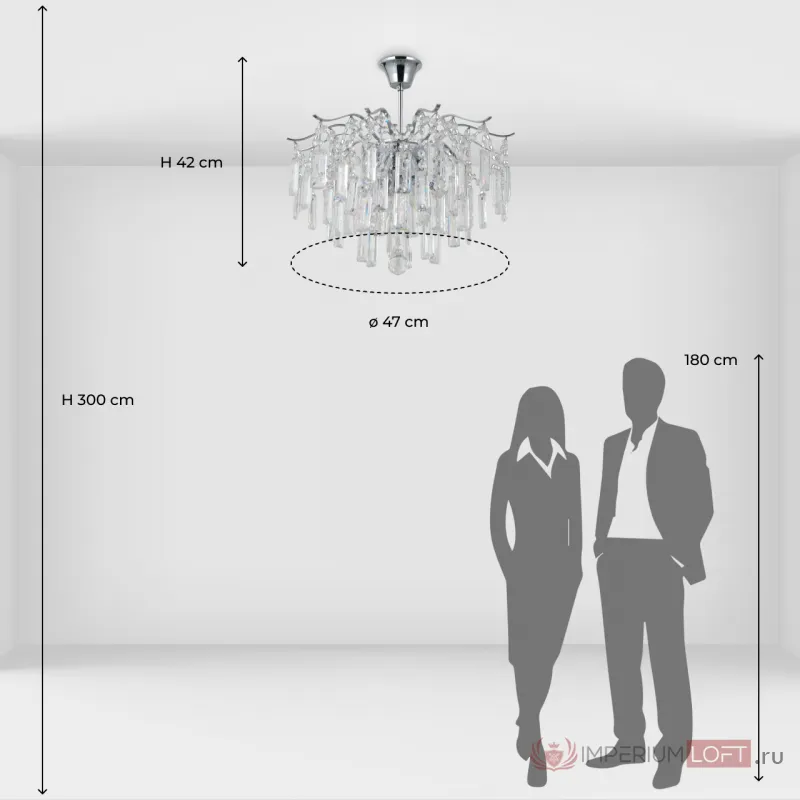 Люстра потолочная MW-Light Бриз 111019306 от ImperiumLoft
