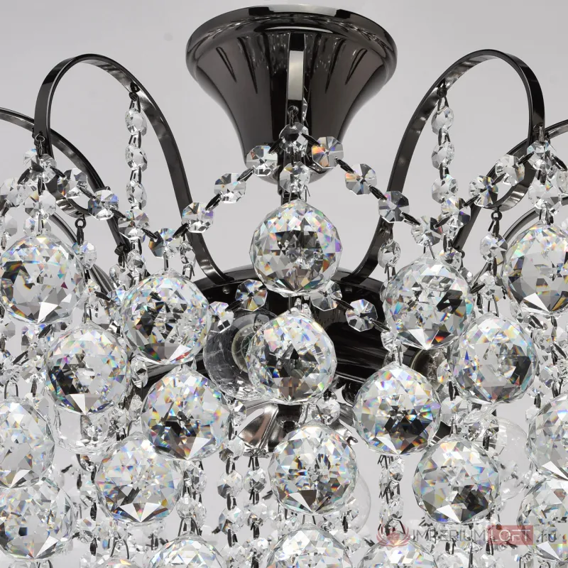 Люстра на штанге MW-Light Жемчуг 1 232016306 Цвет арматуры хром Цвет плафонов прозрачный от ImperiumLoft