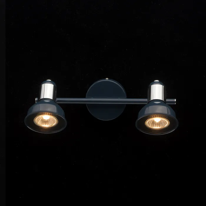 Спот MW-Light Хоф 552020802 Цвет арматуры синий Цвет плафонов синий от ImperiumLoft
