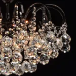 Люстра на штанге MW-Light Жемчуг 1 232016306 Цвет арматуры хром Цвет плафонов прозрачный от ImperiumLoft