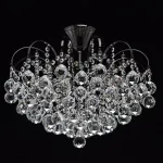 Люстра на штанге MW-Light Жемчуг 1 232016306 Цвет арматуры хром Цвет плафонов прозрачный от ImperiumLoft