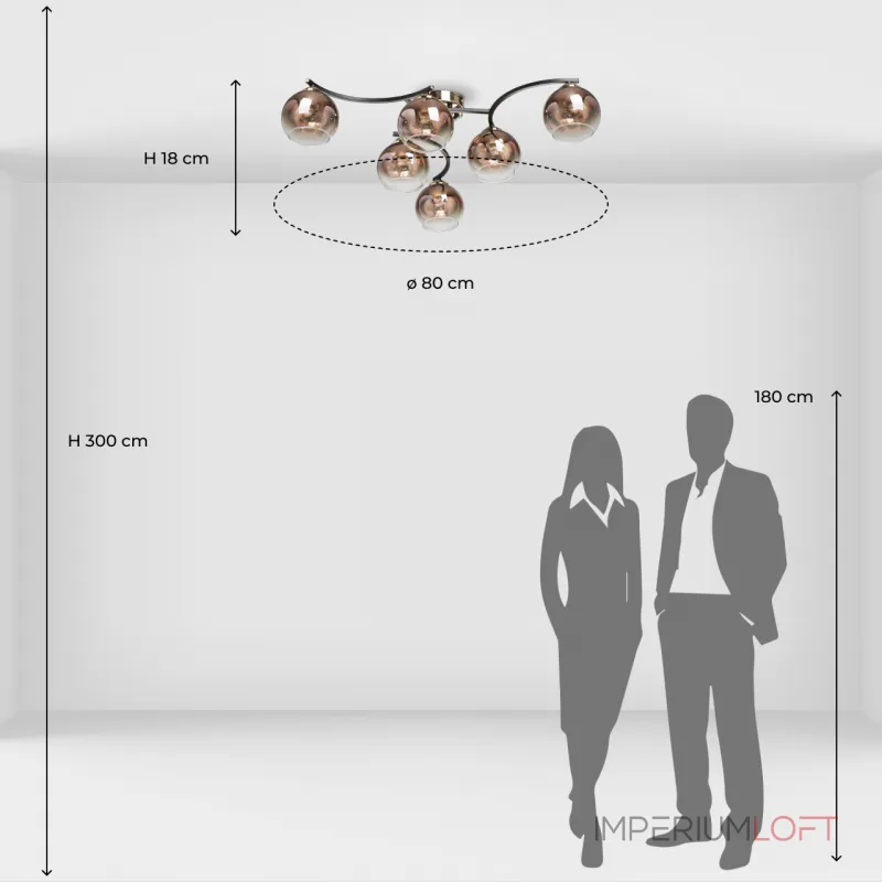 Потолочная люстра De City Вита 220013306 Потолочная люстра De City Вита 220013306