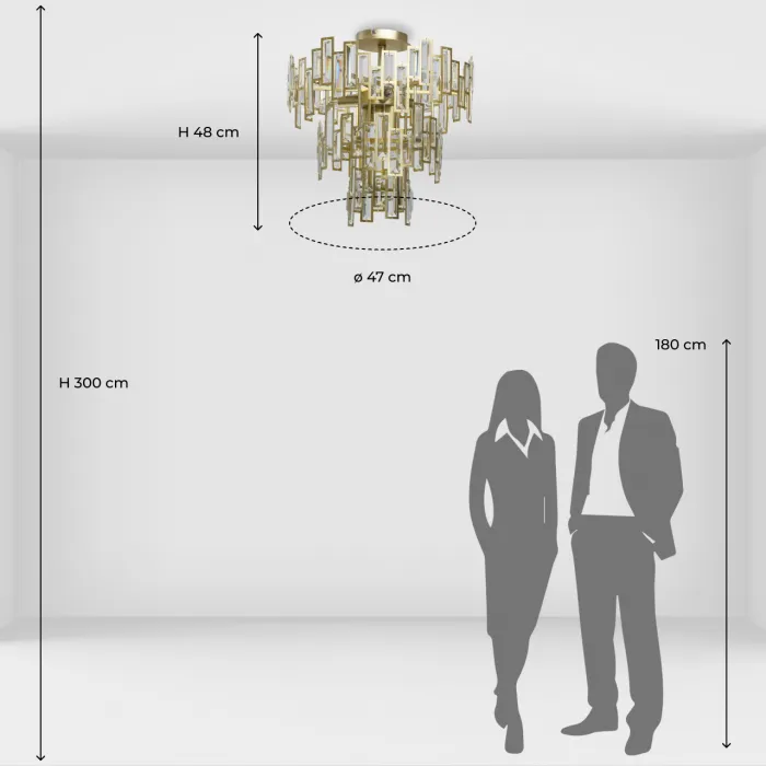 Люстра потолочная MW-Light Монарх 121010505 от ImperiumLoft