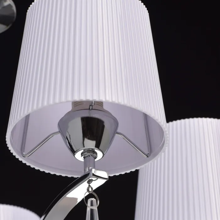 Подвесная люстра MW-Light Прато 2 101011105 Цвет арматуры хром Цвет плафонов белый от ImperiumLoft