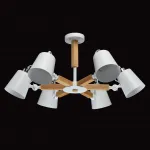 Люстра на штанге MW-Light Форест 4 693011106 Цвет арматуры белый Цвет плафонов белый от ImperiumLoft