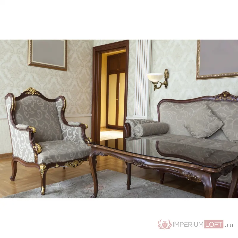 Бра MW-Light Афродита 1 317020101 Цвет арматуры бронза Цвет плафонов кремовый от ImperiumLoft