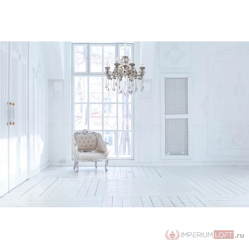 Подвесная люстра MW-Light Селена 10 482013708 Цвет арматуры серебро Цвет плафонов прозрачный от ImperiumLoft
