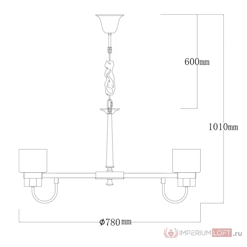 Люстра MW-Light Элла 483015108 от ImperiumLoft