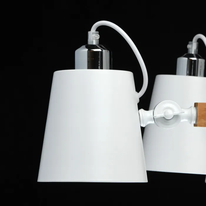 Люстра на штанге MW-Light Форест 4 693011106 Цвет арматуры белый Цвет плафонов белый от ImperiumLoft