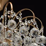 Люстра на штанге MW-Light Жемчуг 1 232016506 Цвет арматуры латунь Цвет плафонов прозрачный от ImperiumLoft