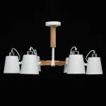 Люстра на штанге MW-Light Форест 4 693011106 Цвет арматуры белый Цвет плафонов белый от ImperiumLoft