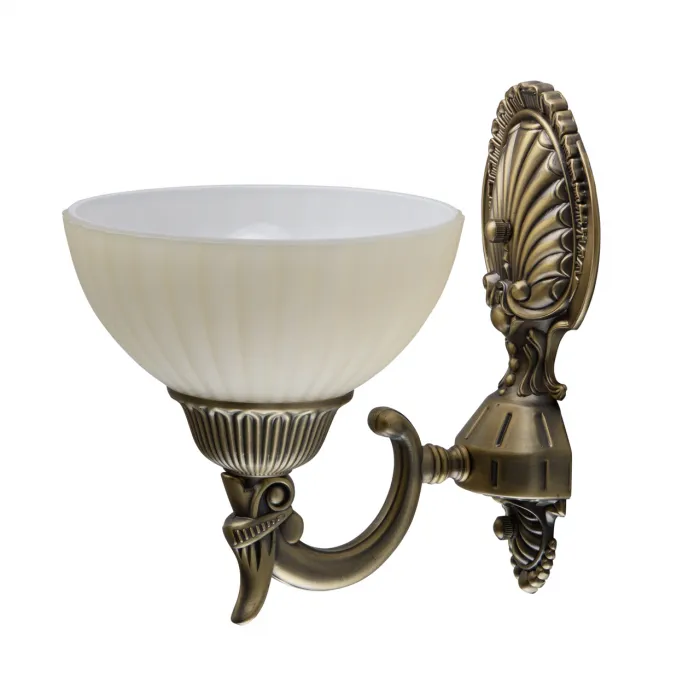 Бра MW-Light Афродита 1 317020101 Цвет арматуры бронза Цвет плафонов кремовый от ImperiumLoft