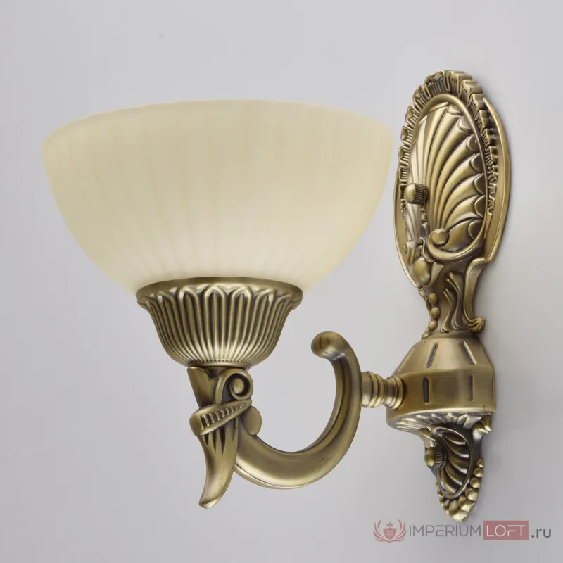 Бра MW-Light Афродита 1 317020101 Цвет арматуры бронза Цвет плафонов кремовый от ImperiumLoft