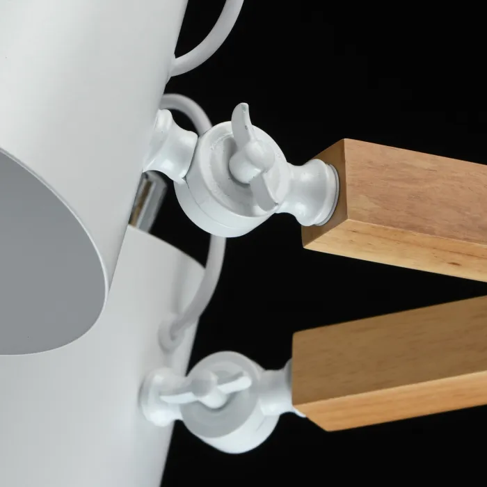 Люстра на штанге MW-Light Форест 4 693011106 Цвет арматуры белый Цвет плафонов белый от ImperiumLoft