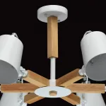 Люстра на штанге MW-Light Форест 4 693011106 Цвет арматуры белый Цвет плафонов белый от ImperiumLoft
