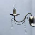 Бра DeMarkt City Аврора 17 371025601 Цвет плафонов прозрачный Цвет арматуры бронза от ImperiumLoft