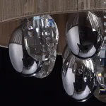 Накладной светильник MW-Light Жаклин 2 465011305 Цвет арматуры хром Цвет плафонов золото от ImperiumLoft
