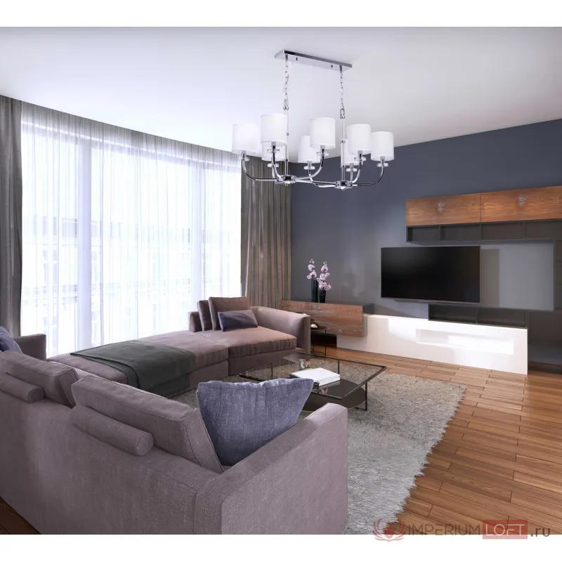 Люстра CHIARO Палермо 386017108 от ImperiumLoft