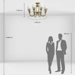 Люстра потолочная Chiaro Сильвия 404010508 от ImperiumLoft