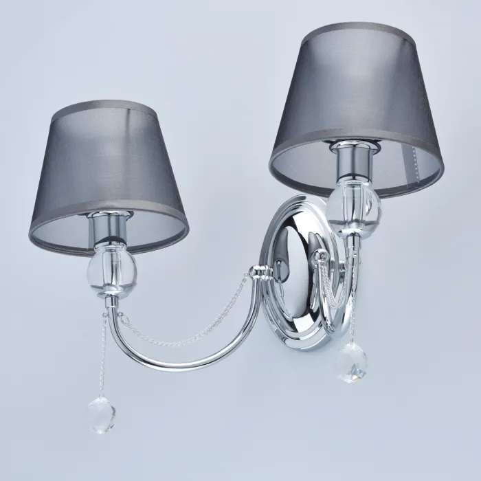 Бра MW-Light Федерика 684021302 Цвет арматуры хром Цвет плафонов серый от ImperiumLoft
