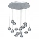 Подвесной светильник MW-Light Капелия 730010315 Цвет арматуры серебро Цвет плафонов серебро от ImperiumLoft