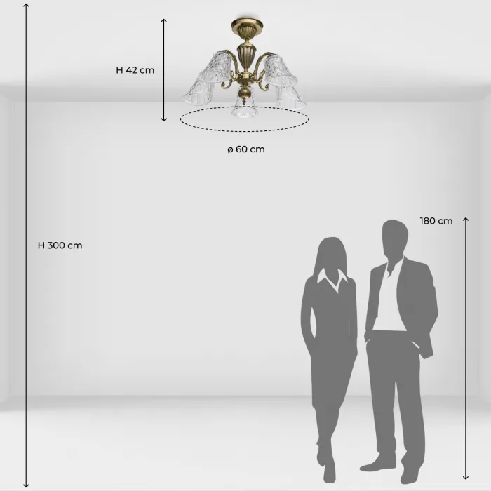 Люстра потолочная MW-Light Ариадна 450019105 от ImperiumLoft