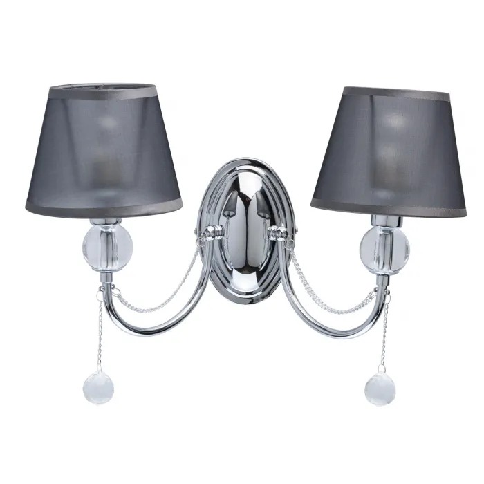 Бра MW-Light Федерика 684021302 Цвет арматуры хром Цвет плафонов серый от ImperiumLoft