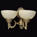 Бра MW-Light Афродита 1 317020202 Цвет арматуры бронза Цвет плафонов кремовый от ImperiumLoft