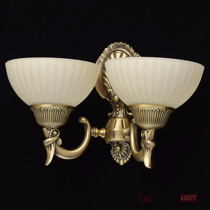 Бра MW-Light Афродита 1 317020202 Цвет арматуры бронза Цвет плафонов кремовый от ImperiumLoft