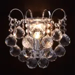 Бра MW-Light Жемчуг 14 232028301 Цвет арматуры хром Цвет плафонов прозрачный от ImperiumLoft