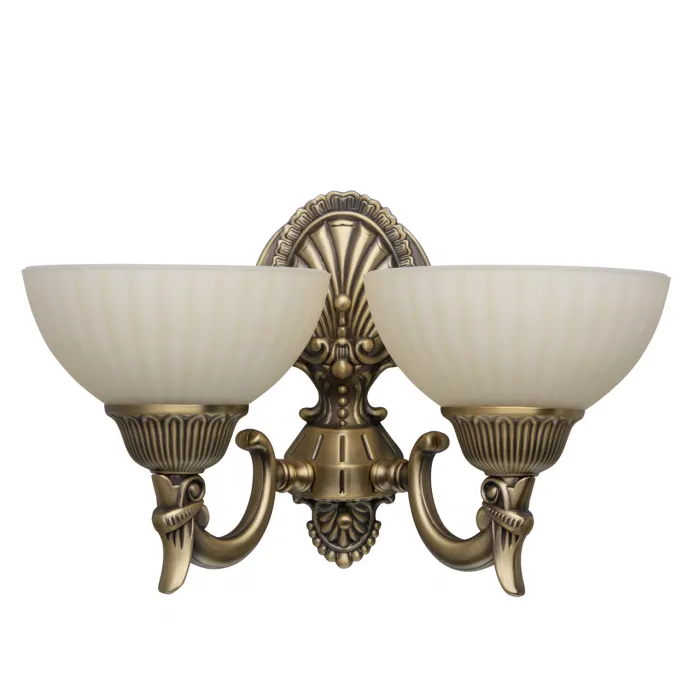 Бра MW-Light Афродита 1 317020202 Цвет арматуры бронза Цвет плафонов кремовый от ImperiumLoft