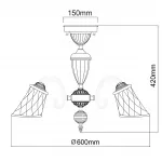 Люстра потолочная MW-Light Ариадна 450019105 от ImperiumLoft