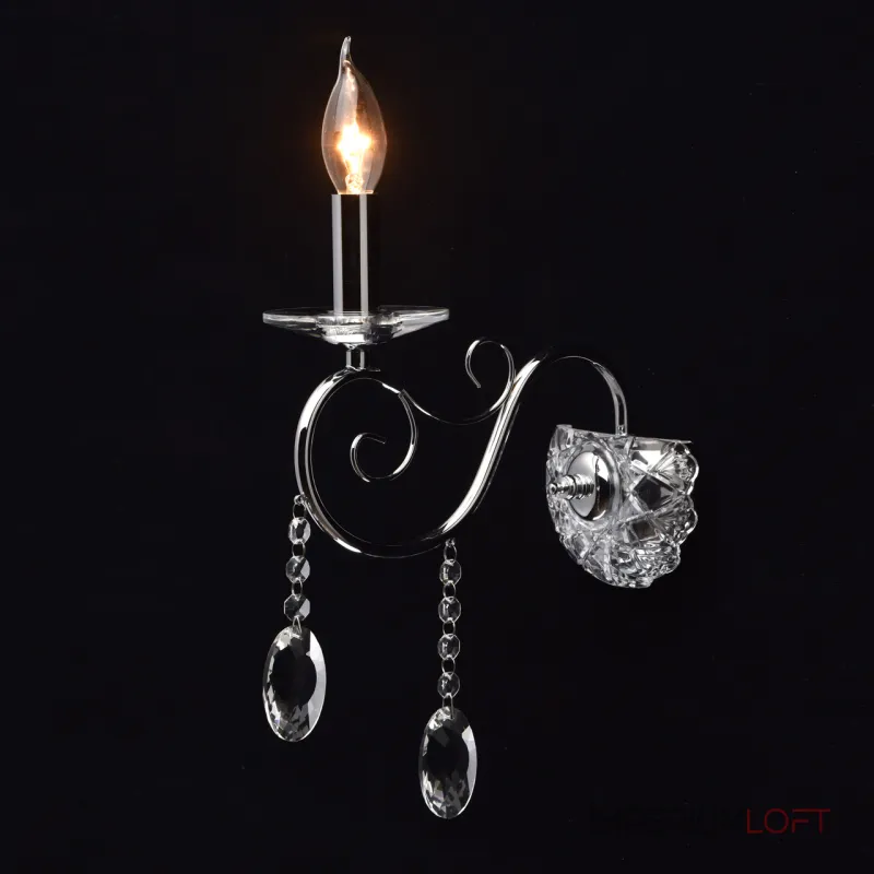 Бра MW-Light Адель 4 373022001 Цвет арматуры хром Цвет плафонов прозрачный от ImperiumLoft Бра MW-Light Адель 4 373022001 Цвет арматуры хром Цвет плафонов прозрачный от ImperiumLoft