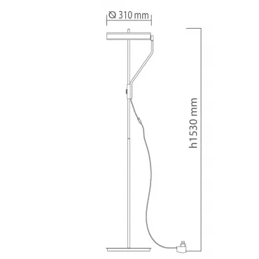 Торшер DeMarkt Гэлэкси 632046402 от ImperiumLoft